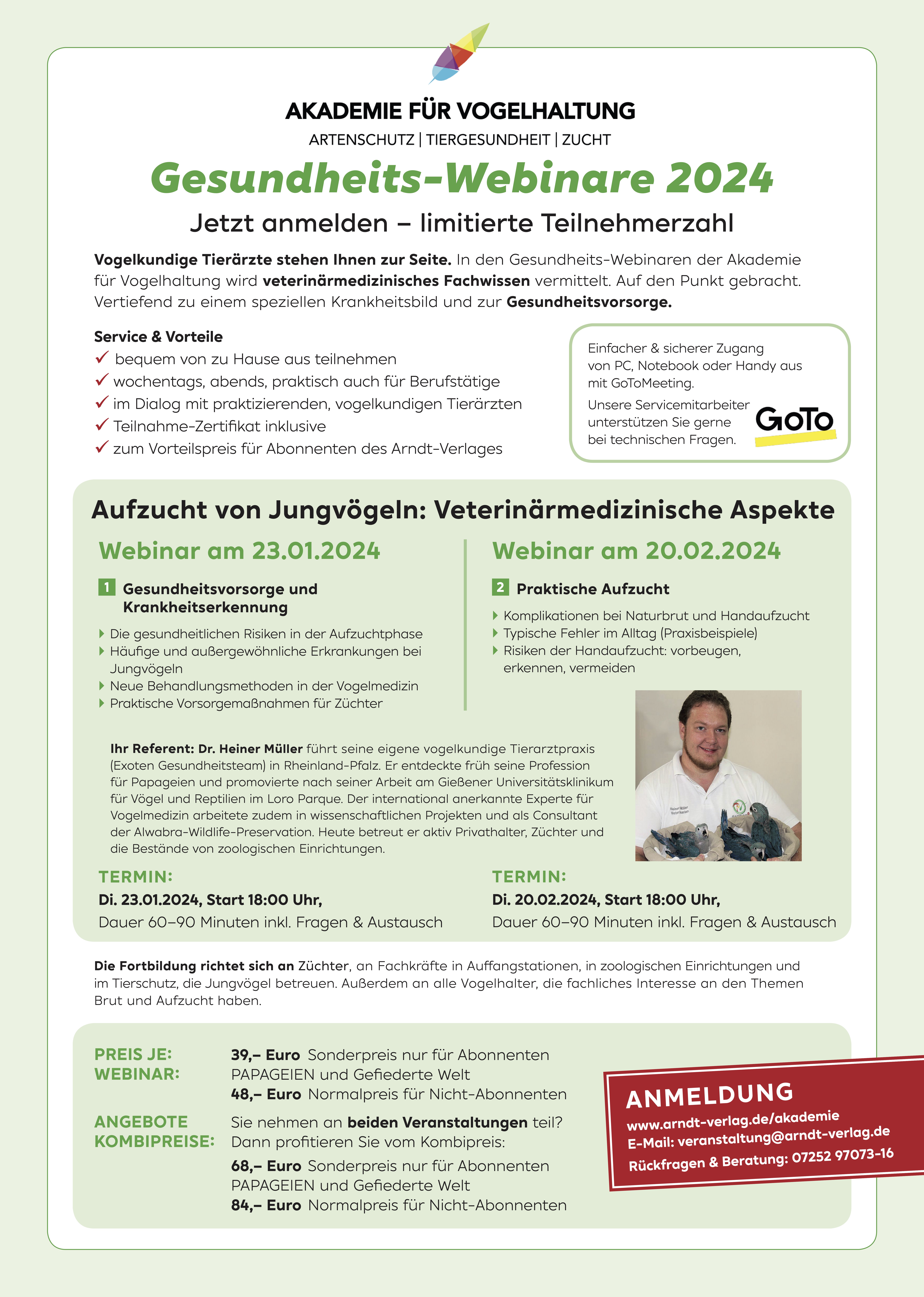 Gesundheit-Webinare 2024
